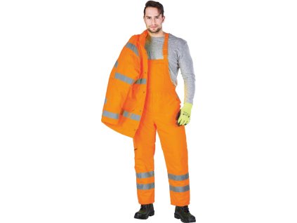 Izolované ochranné nohavice bigbang pre mužov (Farba Oranžový, Veľkosť 2XL)