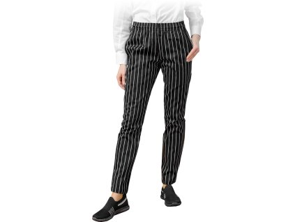 Ochranné nohavice dlhé v pase pre ženy (Farba Čierno-Biela, Veľkosť 2XL)