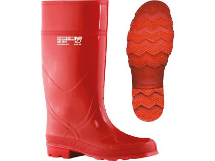 Pracovná obuv pre mužov (Farba Červená, Veľkosť 39)