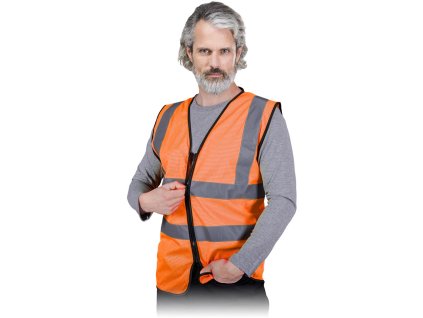 Výstražná vesta pre mužov (Farba Pb, Veľkosť 2XL)