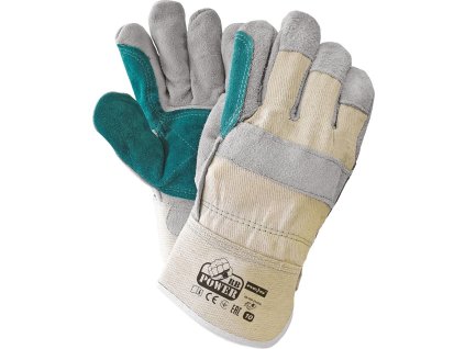 Rukavice zo štiepanej hovädzej kože REIS