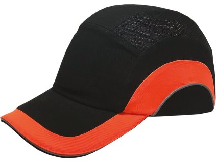 Ľahká priemyselná prilba (Farba Čierna A Oranžová, Veľkosť 54-59)