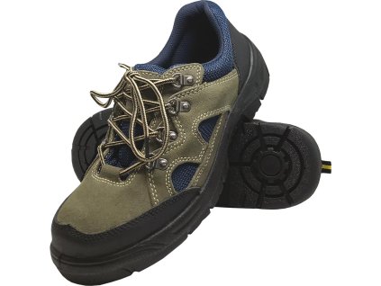 Bezpečnostná obuv pre mužov (Farba Zeleno-Modro-Čierna, Veľkosť 39)