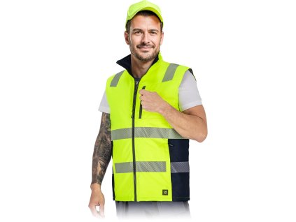 Izolovaná ochranná návleka pre mužov (Farba Žlto-Námornícka Modrá, Veľkosť 2XL)