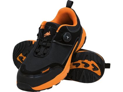 25855 bezpecnostna obuv pre muzov farba cierna a oranzova velkost 39