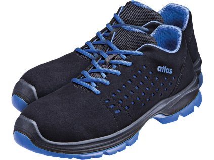 Bezpečnostná obuv pre ženy (Farba Čierna A Modrá, Veľkosť 35)