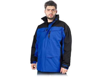 Izolovaná ochranná bunda pre mužov (Farba Modročierna, Veľkosť 2XL)