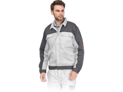 Ochranná mikina pre mužov (Farba Bielo-Sivá, Veľkosť 2XL)