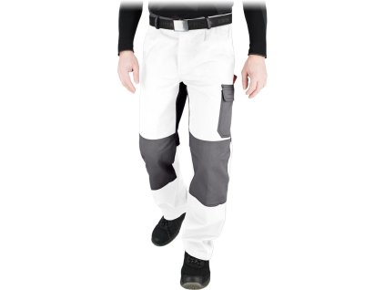 Ochranné nohavice s dlhým pásom pre mužov (Farba Bielo-Sivá, Veľkosť 46)