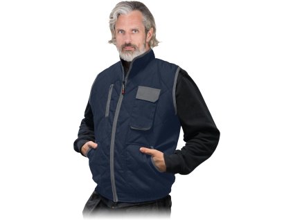 Izolovaný ochranný rukáv pre mužov (Farba Námornícka Modro-Sivá, Veľkosť 2XL)