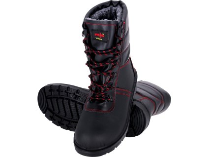 Bezpečnostná obuv pre mužov (Farba Čierna A Červená, Veľkosť 39)