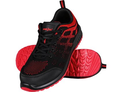 Bezpečnostná obuv pre mužov (Farba Čierna A Červená, Veľkosť 39)
