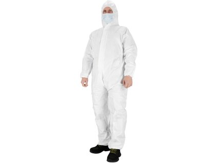 Ochranný oblek pre mužov (Farba Biela, Veľkosť 2XL)