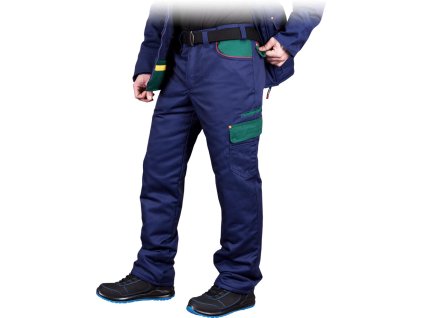 Izolované ochranné nohavice pre mužov (Farba Námornícka Modro-Zelená, Veľkosť 2XL)