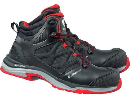 Bezpečnostná obuv pre mužov (Farba Čierna A Červená, Veľkosť 39)