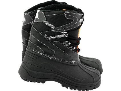 26455 zimne cizmy pre muzov farba cierna a oranzova velkost 39