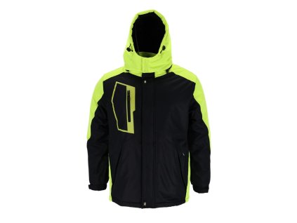 Zimná zateplená pracovná bunda s kapucňou REIS