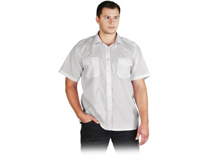 Košeľa pre mužov (Farba Biela, Veľkosť 2XL)