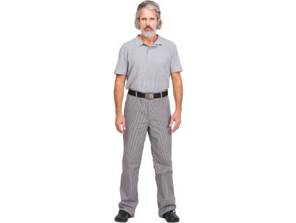 Ochranné nohavice dlhé v pase pre mužov (Farba Čierno-Biela, Veľkosť 2XL)