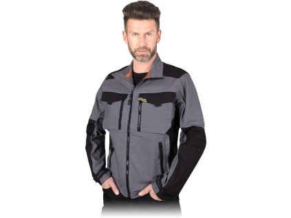 Ochranná mikina pre mužov (Farba Sivočierna, Veľkosť 2XL)