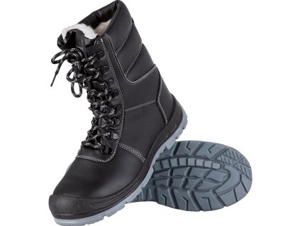 Bezpečnostná obuv pre mužov (Farba Čierna A Sivá, Veľkosť 39)