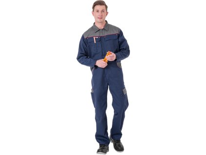 Ochranný oblek pre mužov (Farba Námornícka Modro-Sivá, Veľkosť 48)