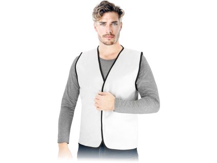 Funkčná vesta pre mužov (Farba Biela, Veľkosť 2XL)