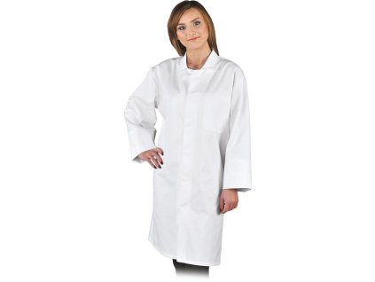 Dámska ochranná zástera pre ženy (Farba Biela, Veľkosť 2XL)