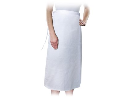 Ochranná zástera (Farba Biela, Veľkosť 69x75)