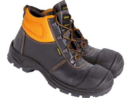 Bezpečnostná obuv pre mužov (Farba Čierna A Oranžová, Veľkosť 39)