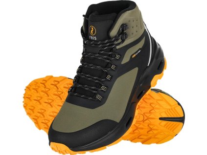 27193 clenkove topanky pre muzov farba zeleno cierna zlta velkost 39