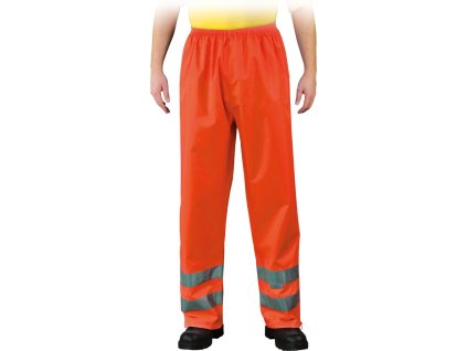 Ochranné nohavice s dlhým pásom pre mužov (Farba Oranžová, Veľkosť 3XL)