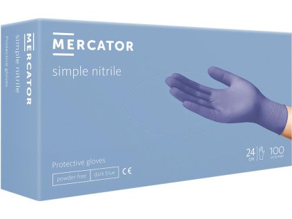 Nitrilové rukavice pre mužov (Farba Modrá, Veľkosť L)