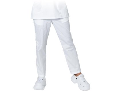 Ochranné nohavice dlhé v pase pre ženy (Farba Biela, Veľkosť 2XL)