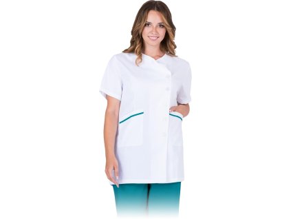 Ochranná mikina pre ženy (Farba Biela-Zelená-Teal, Veľkosť 2XL)