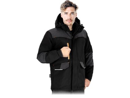 Ochranná bunda pre mužov (Farba Čierna, Veľkosť 2XL)