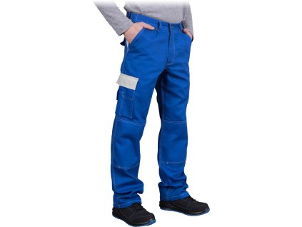 Ochranné nohavice s dlhým pásom pre mužov (Farba Modro-Sivá, Veľkosť 48)