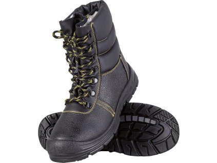 Bezpečnostná obuv pre mužov (Farba Čierna A Žltá, Veľkosť 39)