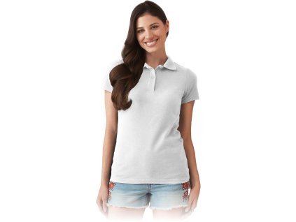 Dámske polo pre ženy (Farba Biela, Veľkosť 2XL)