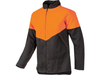 Ochranná bunda pre mužov (Farba Šedo-Oranžová, Veľkosť 2XL)