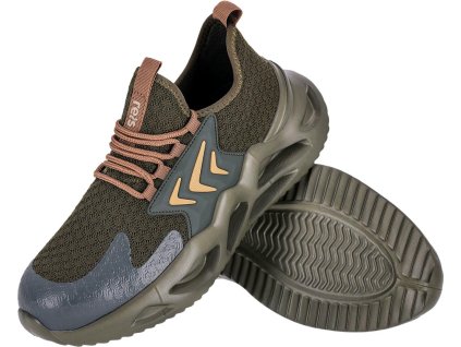 Bezpečnostná obuv pre mužov (Farba Olivový, Veľkosť 39)