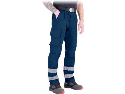 Ochranné nohavice dlhé v pase pre mužov (Farba Navy, Veľkosť 48)
