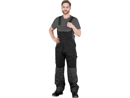 Ochranné kombinézy pre mužov (Farba Čierna A Sivá, Veľkosť 48)