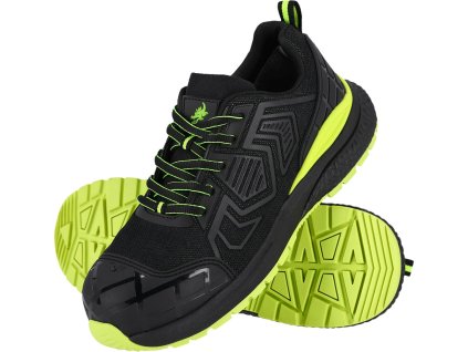 28477 bezpecnostna obuv pre muzov farba cierno celadon velkost 39