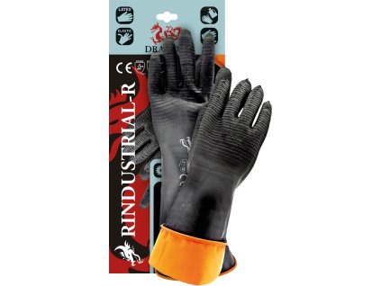 Ochranné rukavice pre mužov (Farba Čierna A Oranžová, Veľkosť 11 (35 cm))