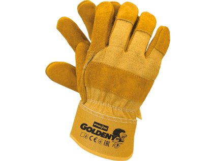 Pracovné ochranné rukavice kožené REIS