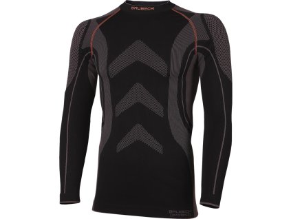 Termoaktívne tričko pre mužov (Farba Čierna A Sivá, Veľkosť 2XL)