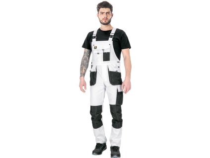 Ochranné nohavice bigbang ox.05.123 o pre mužov (Farba Bielo-Čierno-Šedé, Veľkosť 44)