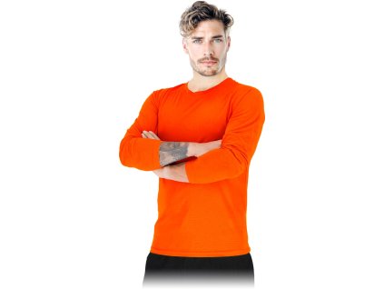 Tričko s dlhým rukávom pre mužov (Farba Oranžový, Veľkosť 2XL)