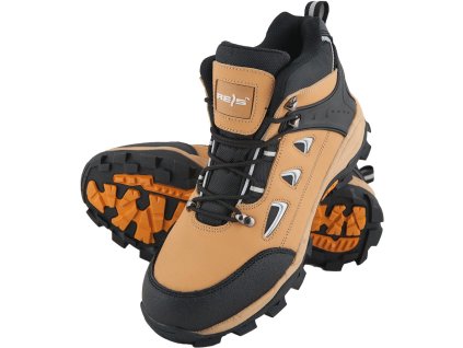 Bezpečnostná obuv pre mužov (Farba Hnedočierna, Veľkosť 38)